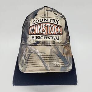 Country Music Festival Winstock 2014 Trucker Hat Cap Camo Strapback Minnesota MN